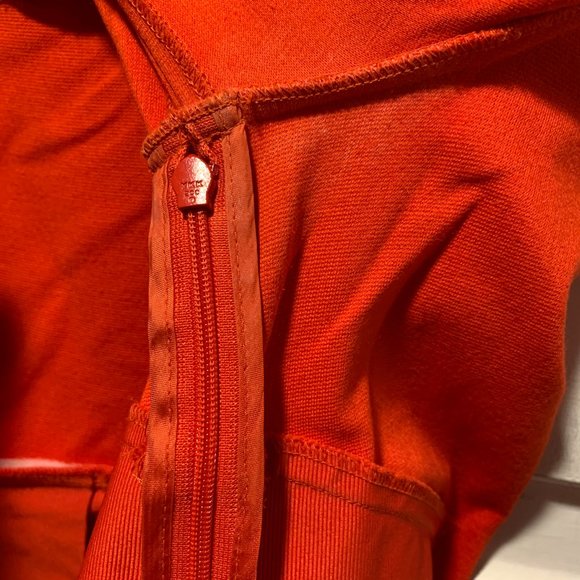 Jil Sander~ Timeless Red Dress w/ Pleated Back. Gorgeous! - Picture 12 of 16